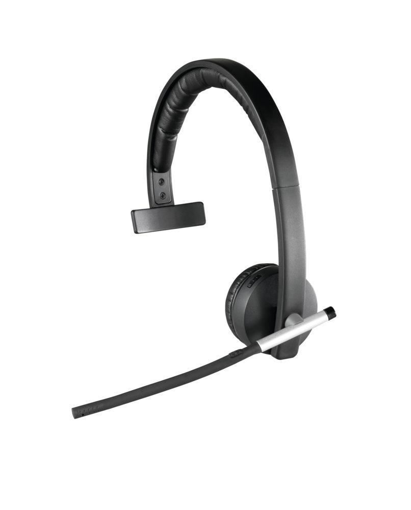 Logitech H820e | Draadloze Mono On-Ear Headset | Zwart