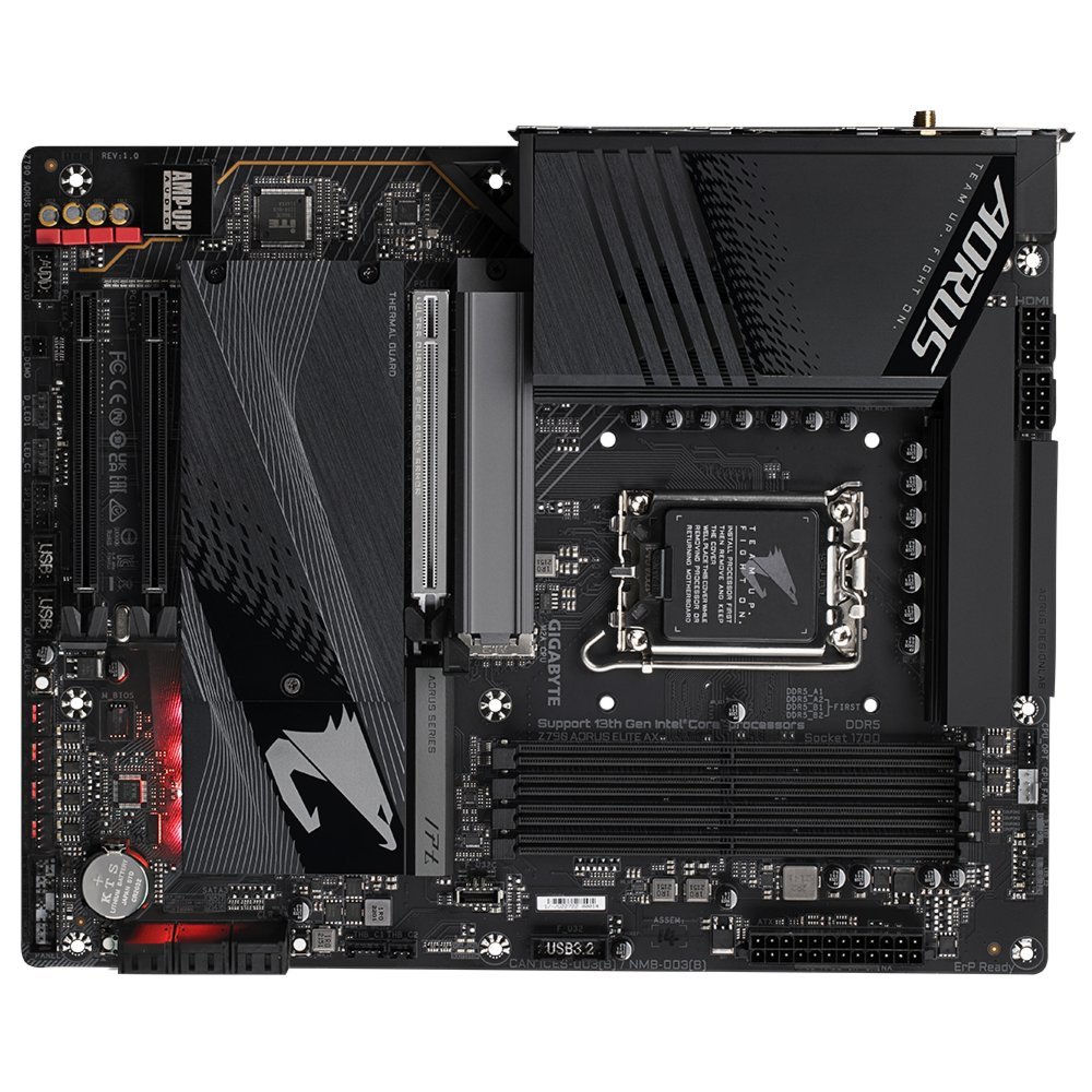 Gigabyte Z790 AORUS ELITE AX | Socket LGA 1700 | Intel Z790 | 4xDDR5 | ATX | Moederbord - Afbeelding 5