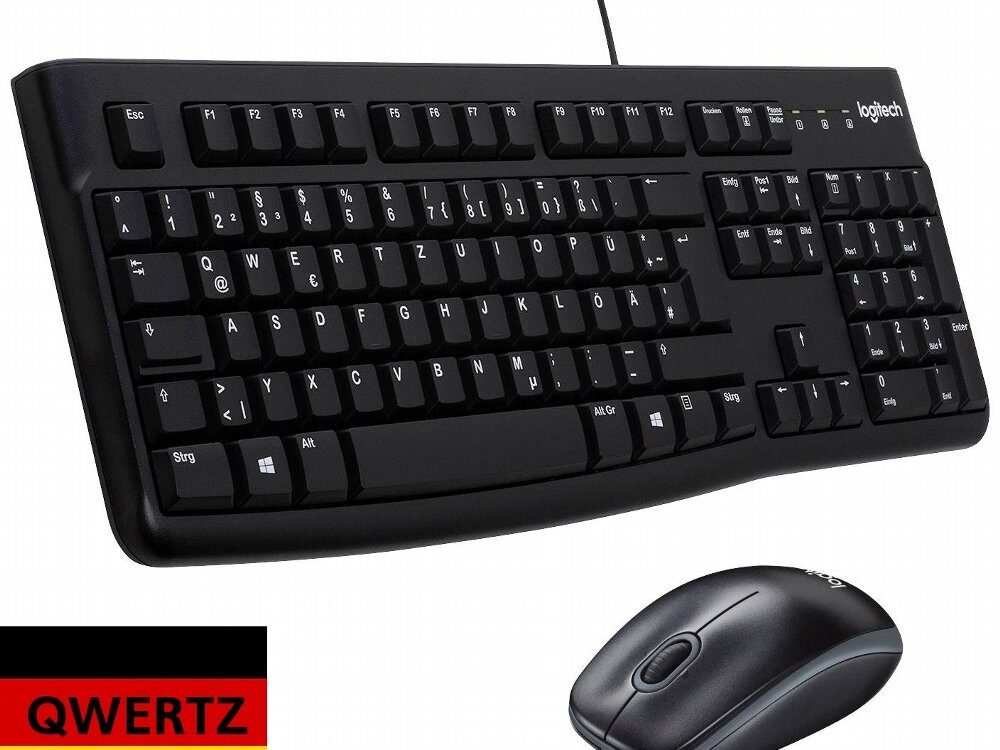 QWERTZ | Logitech MK120 | Bedrade Muis en Toetsenbordcombo | QWERTZ