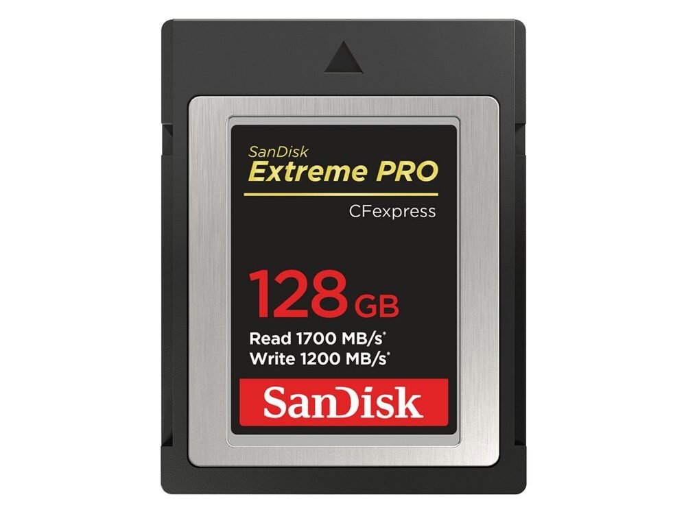 SanDisk Extreme PRO | CFexpress Type B | 128GB | Tot 1700MB/s lezen | Tot 1200MB/s schrijven | Betrouwbare Opslag