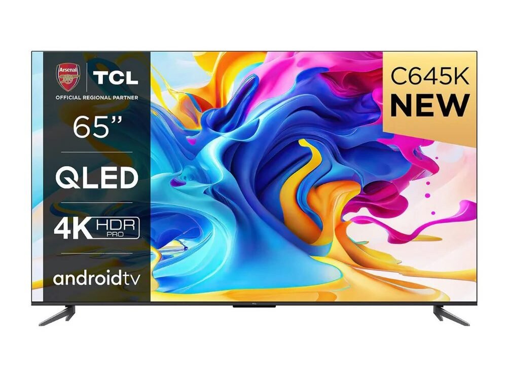 TCL 65C645 | 65'' Ultra HD 4K | QLED Smart TV | Wifi | Google TV | HDR10+ | 60Hz