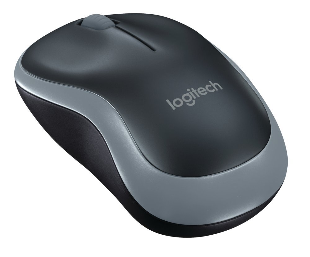 Logitech M185 | Draadloze Muis | Links- en Rechtshandig | RF | 4000 DPI | Swift Grey - Afbeelding 4
