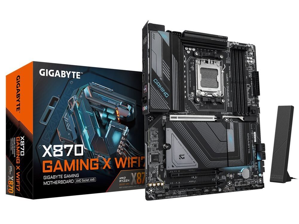 Gigabyte X870 GAMING X WIFI7 | Socket AM5 | AMD X870 | 4xDDR5 | ATX | Moederbord