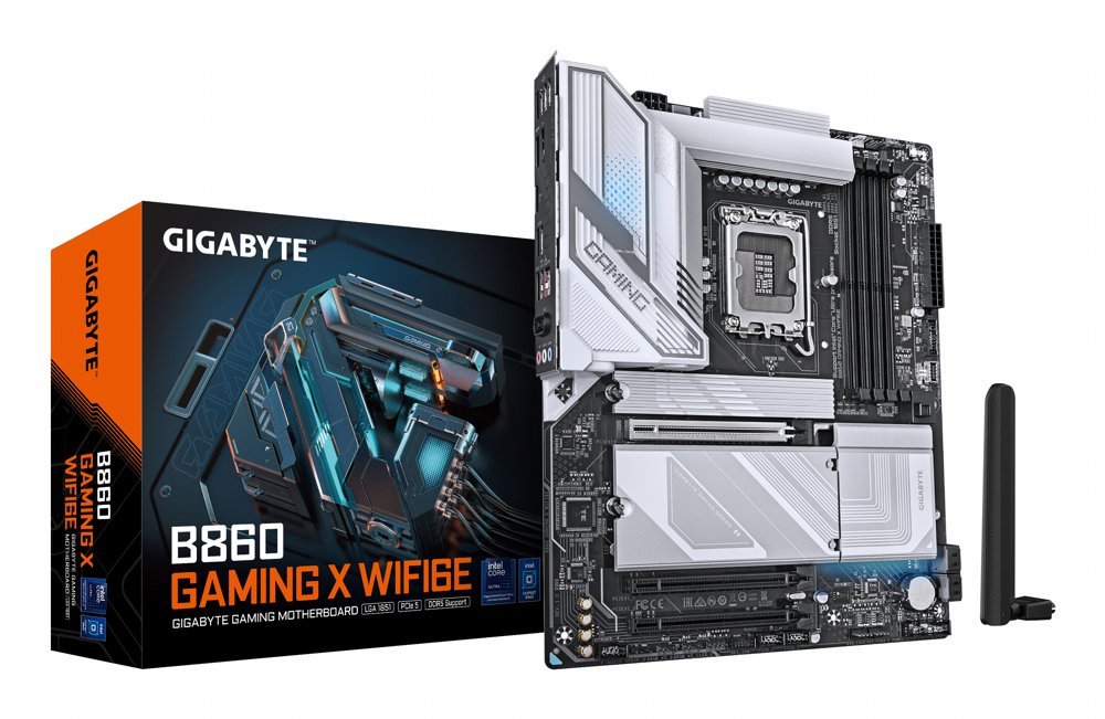 Gigabyte B860 GAMING X WIFI6E | Socket LGA 1851 (V1) | Intel B860 | 4xDDR5 | ATX | Moederbord