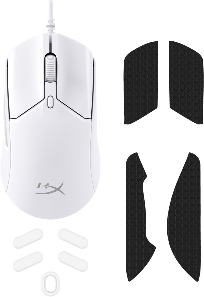 HyperX Pulsefire Haste 2 | Bedrade Gaming Muis | Rechtshandig | USB-A | 26000 DPI | Wit - Afbeelding 7