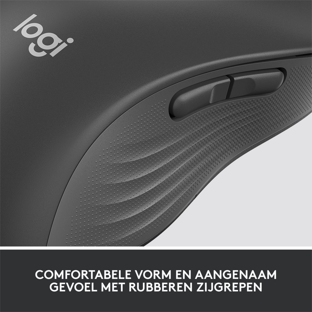 Logitech Signature M650 | Draadloze Muis | Linkshandig | RF + Bluetooth | 2000 DPI | Grafiet - Afbeelding 13
