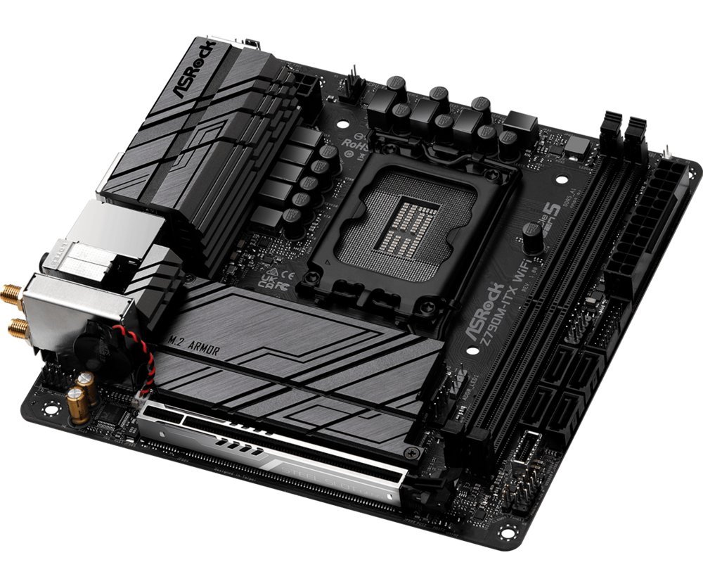 Asrock Z790M-ITX WiFi | Socket LGA 1700 | Intel Z790 | 2xDDR5 | Mini-ITX | Moederbord - Afbeelding 4