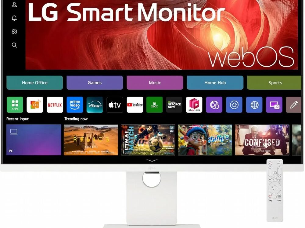 LG 37U730SA-W 37" | 3840x2160 4K UHD IPS | 60Hz | Smart Monitor met webOS | USB-C 65W | Wit