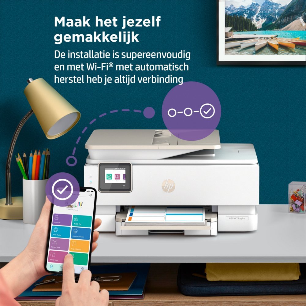 HP Envy Inspire 7920e | All-in-One Inkjetprinter | 4800 x 1200 DPI | Wi-Fi | Kleur - Afbeelding 15