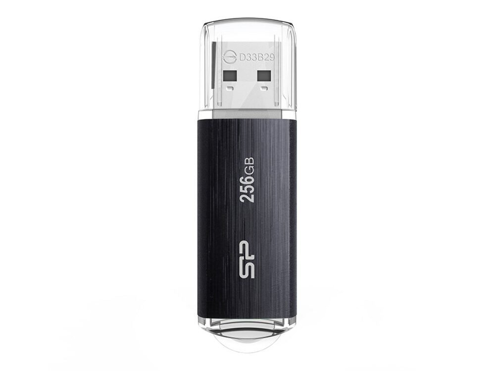 Silicon Power Blaze B02 | 256GB USB-A 3.2 Flash Drive | Zwart