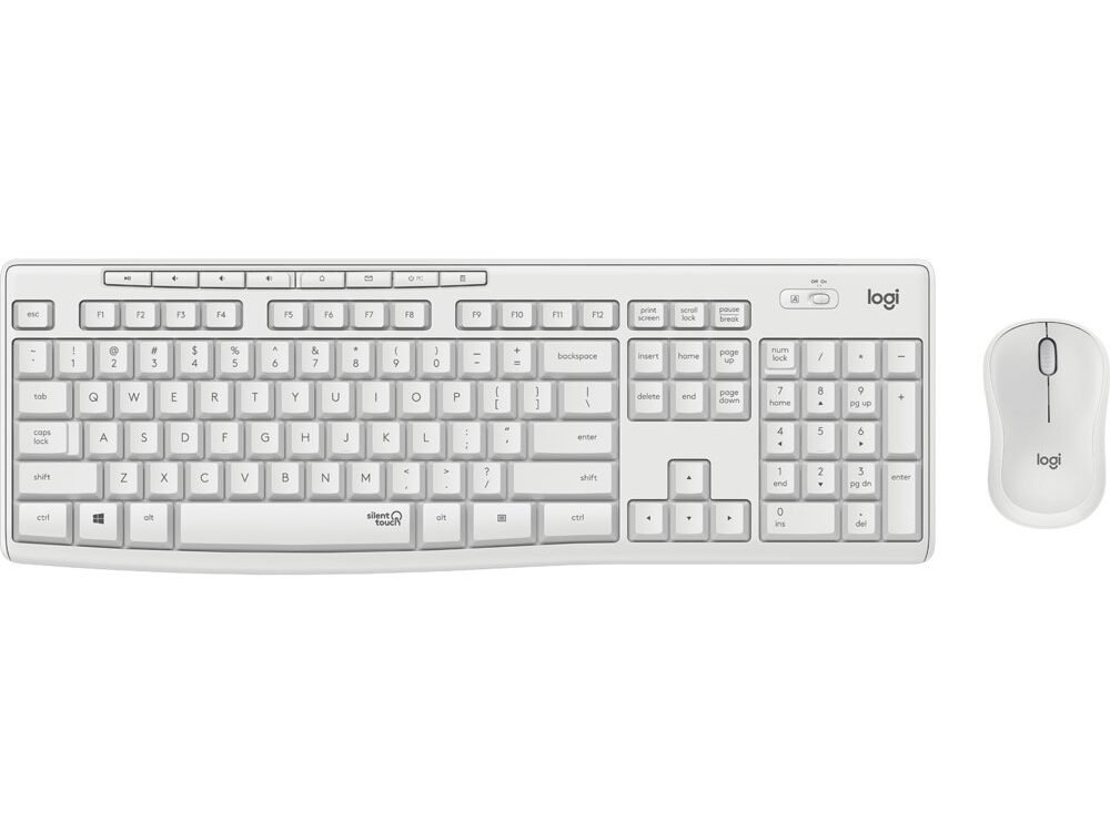 QWERTZ | Logitech MK295 Wit | Draadloze Muis en Toetsenbordcombo | QWERTZ