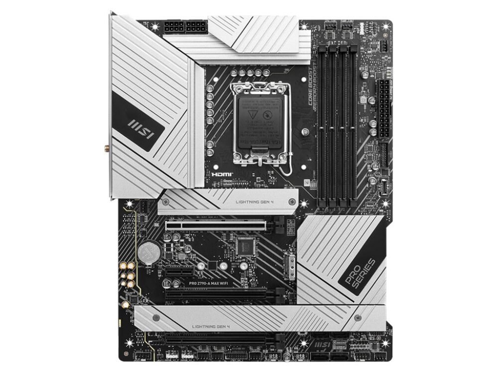 MSI PRO Z790-A MAX WIFI | Socket LGA 1700 | Intel Z790 | 4xDDR5 | ATX | Moederbord
