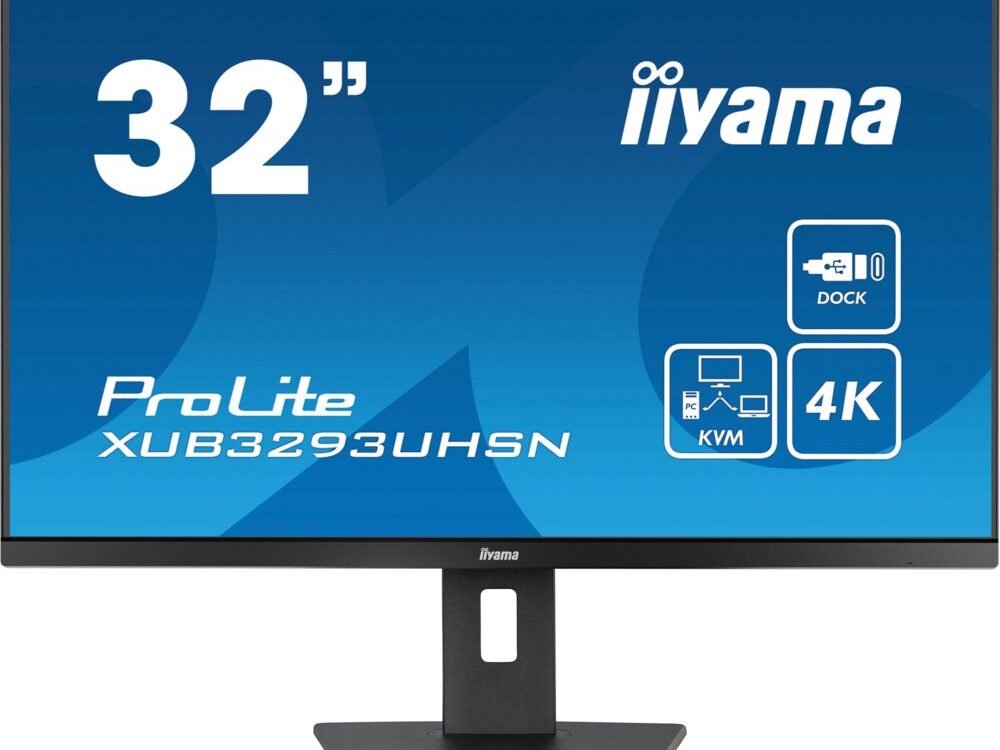 iiyama ProLite XUB3293UHSN-B5 31.5" | 3840x2160 4K IPS | 60Hz | Monitor