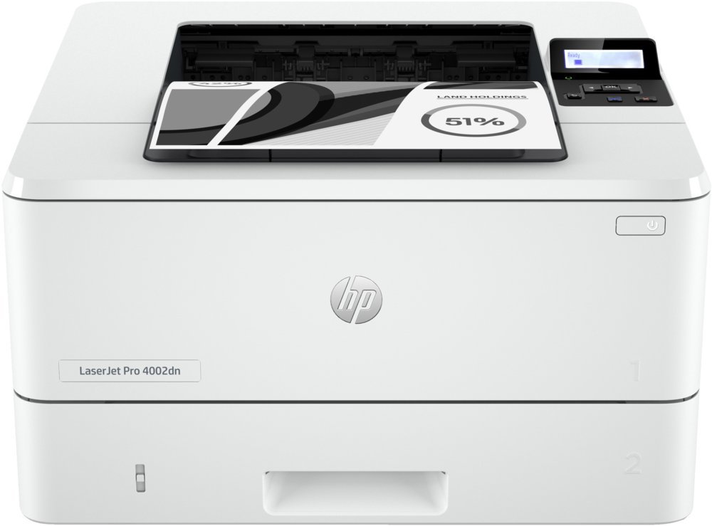 HP LaserJet Pro 4002dn | Zwart-wit Laserprinter | Dubbelzijdig printen | 40 ppm | Ethernet | Voor MKB | Compact & Energiezuinig