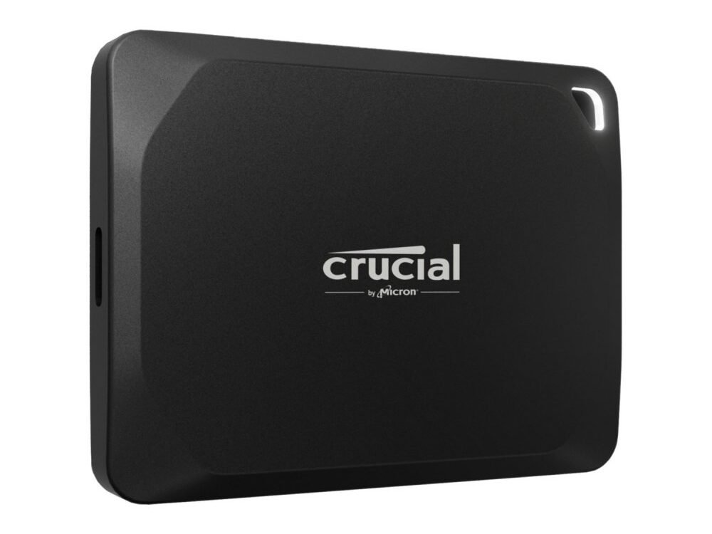 Crucial X10 Pro | Externe SSD | 1TB | USB 3.2 Gen 2x2 | 2.100MB/s | IP55 | Zwart | Compact & Robuust