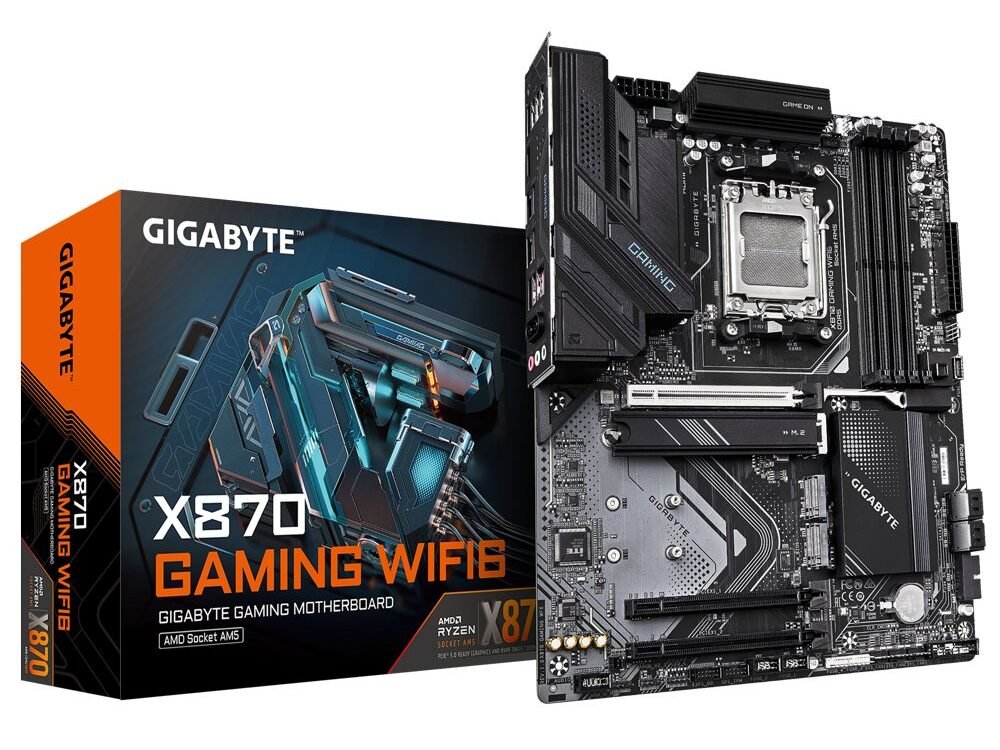 Gigabyte X870 GAMING WIFI6 | Socket AM5 | AMD X870 | 4xDDR5 | ATX | Moederbord