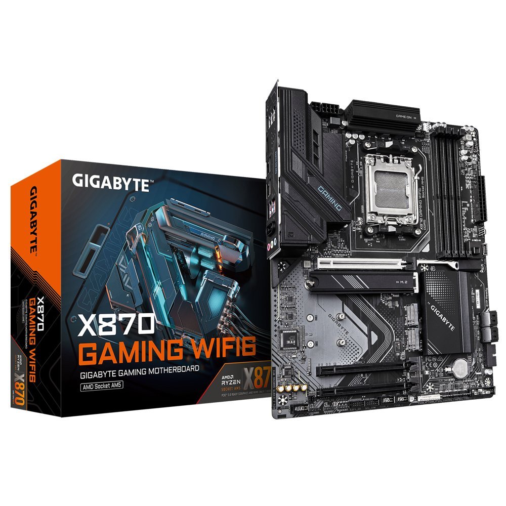 Gigabyte X870 GAMING WIFI6 | Socket AM5 | AMD X870 | 4xDDR5 | ATX | Moederbord
