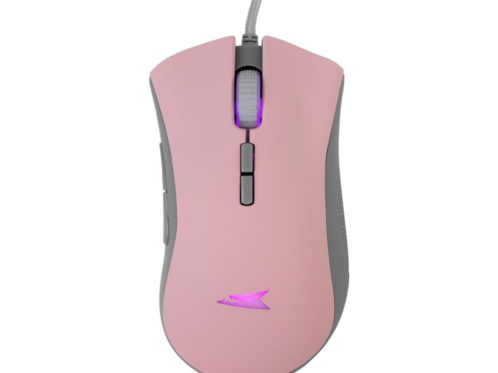 Baracuda LOBSTER RGB | Bekabelde Gaming Muis | USB-A | 6400 DPI | Roze