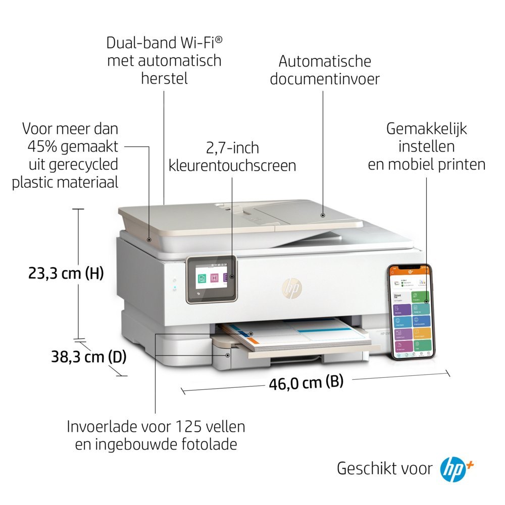 HP Envy Inspire 7920e | All-in-One Inkjetprinter | 4800 x 1200 DPI | Wi-Fi | Kleur - Afbeelding 20