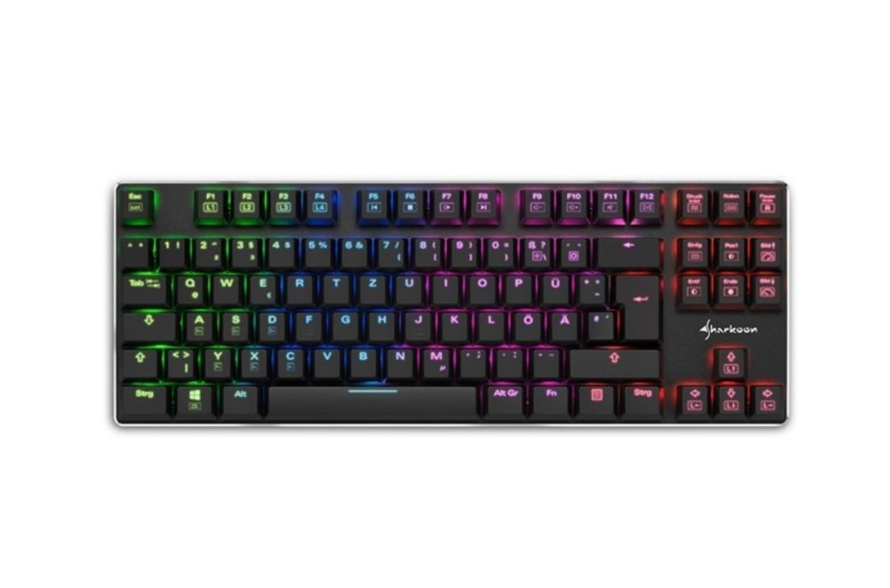 Sharkoon PureWriter TKL RGB Zwart | Bedraad Toetsenbord | QWERTY US