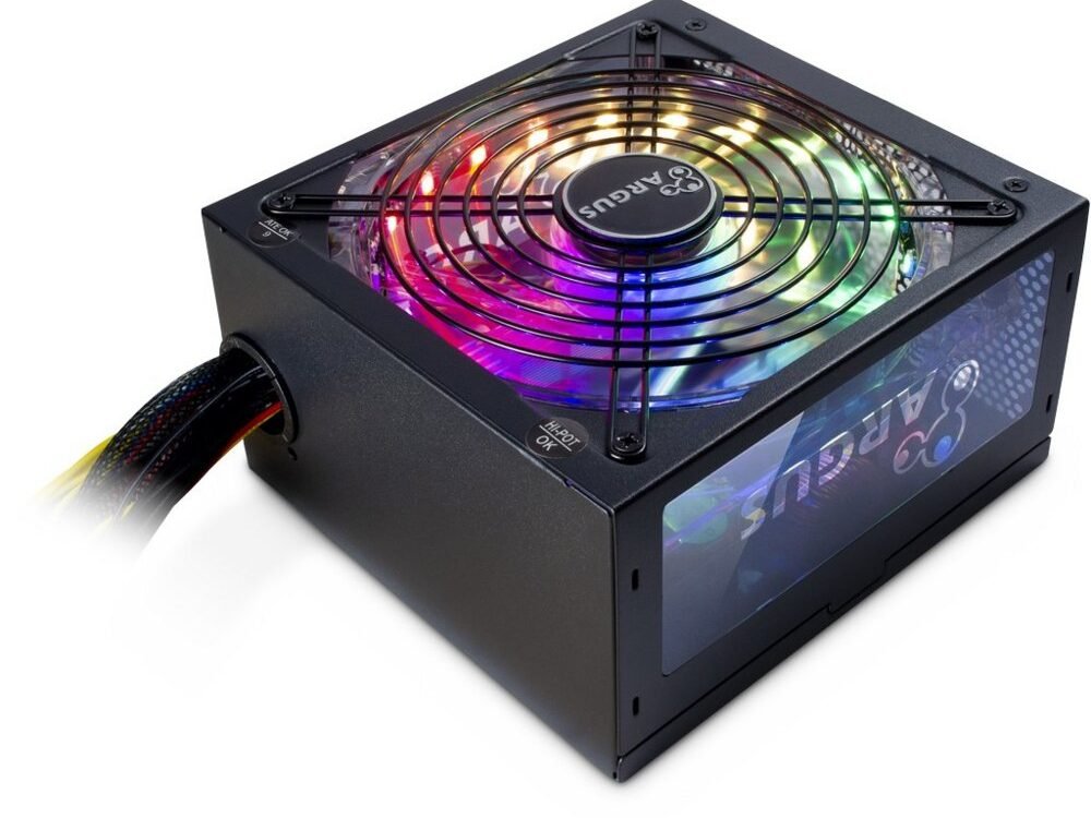 Inter-Tech Argus RGB-700W II | 700 Watt Bronze ATX PSU | Power Supply | Voeding