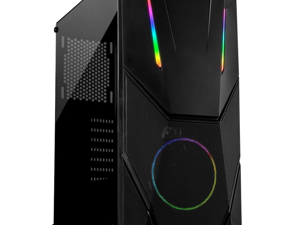 Inter-Tech IT-3303 Hornet RGB | Midi Tower Case | Zwart
