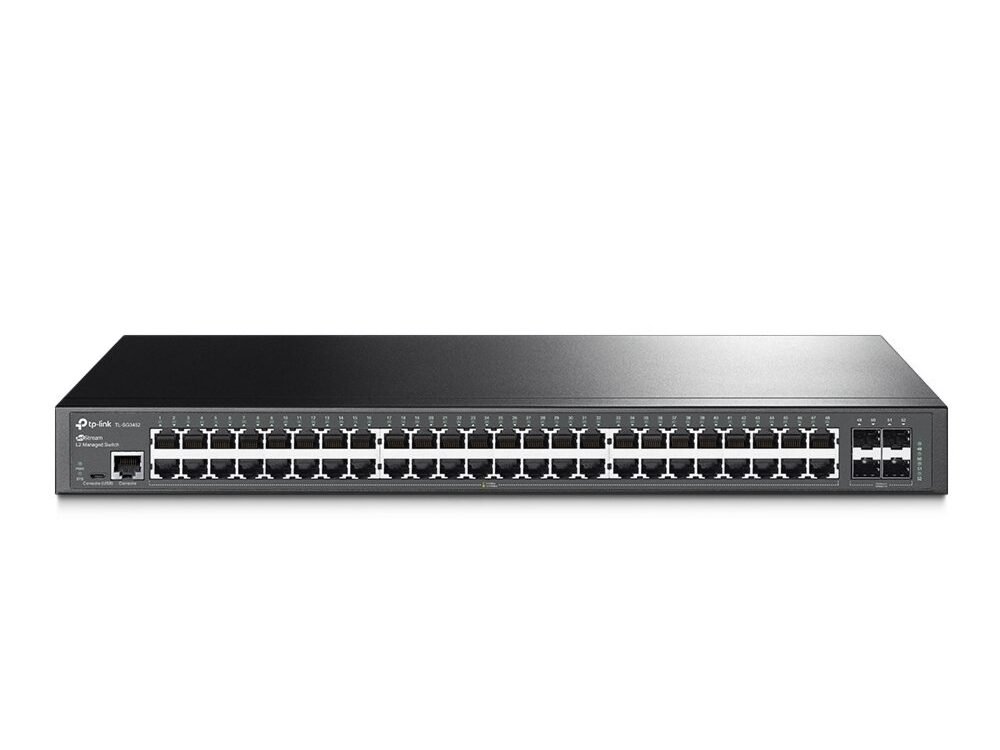 TP-Link TL-SG3452 | JetStream Managed L2 Switch | 52 Poorten | Gigabit Ethernet (10/100/1000 Mbps) | 48x RJ45 + 4x SFP | Omada SDN | QoS/ACL
