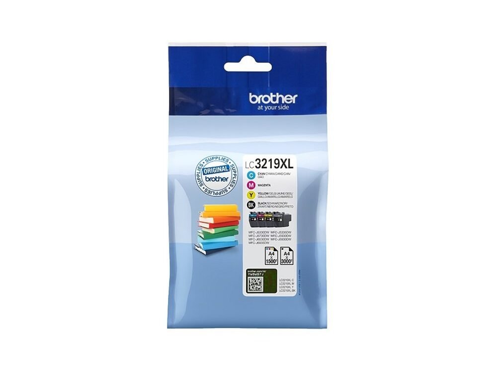 Brother LC-3219XLVALDR | Originele Foto Zwart, Foto Cyaan, Foto Magenta, Fotogeel Inktcartridges | Multipack