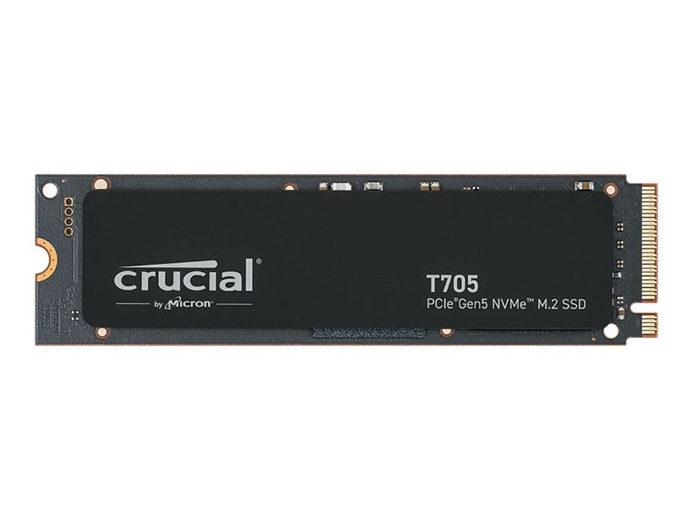 Crucial T705 | 4TB NVMe SSD | M.2 Gen5 | 14.100 MB/s Lezen | 12.600 MB/s Schrijven