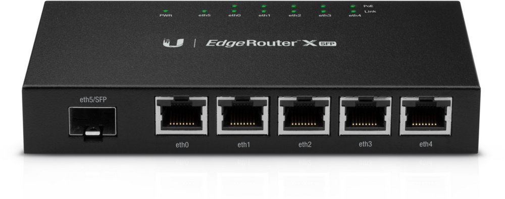 Ubiquiti Networks ER-X-SFP bedrade router Zwart