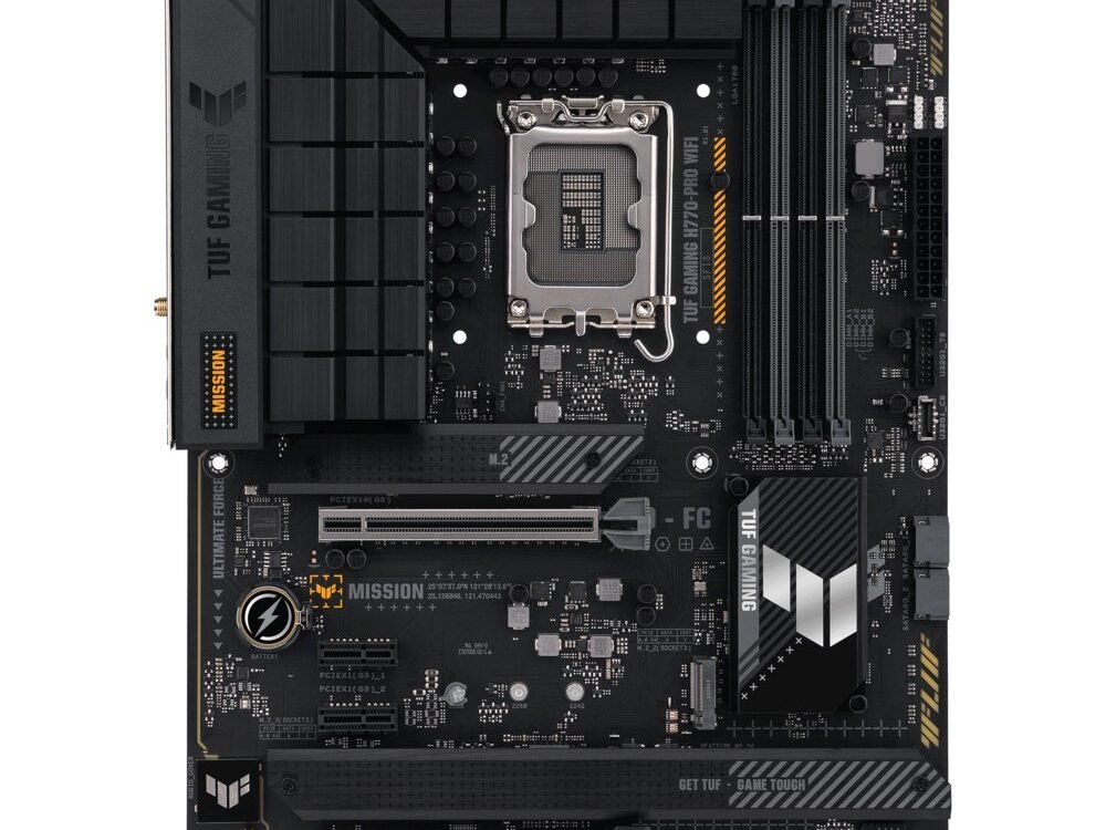ASUS TUF GAMING H770-PRO WIFI | Socket LGA 1700 | Intel H770 | 4xDDR5 | ATX | Moederbord