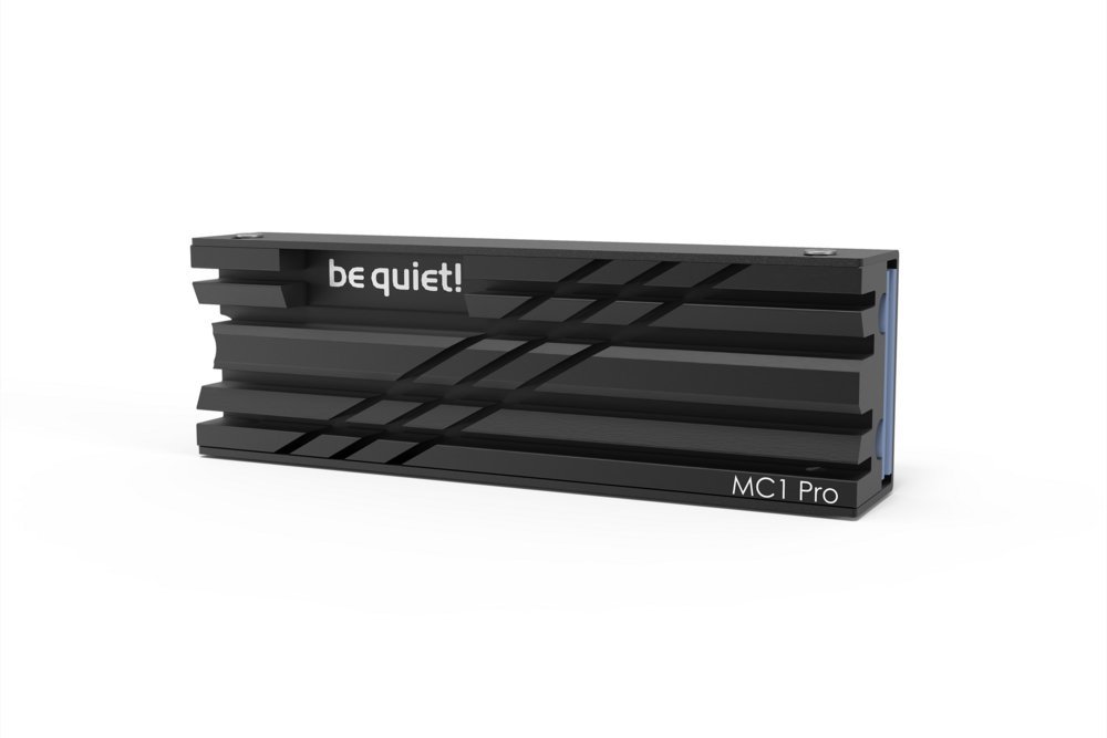 be quiet! MC1 PRO | M.2 SSD Heatsink | Dubbele Heatsink | Aluminium | Zwart