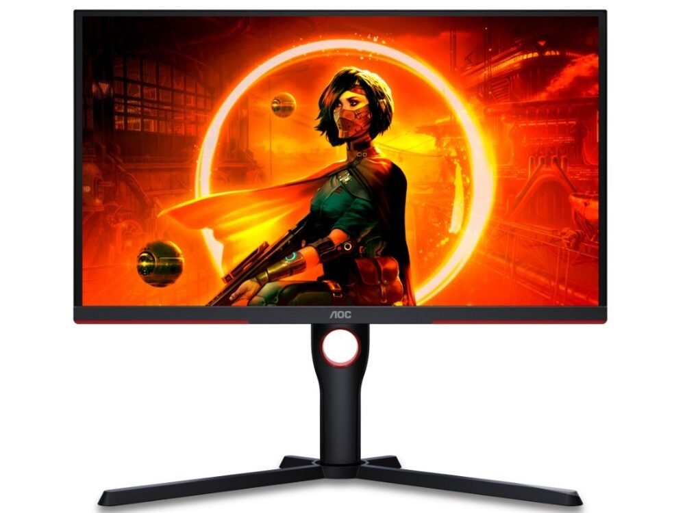 AOC 25G3ZM/BK 24.5" | 1920 x 1080 VA | 240Hz | 1ms | Zwart/Rood | Gaming Monitor
