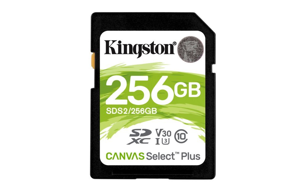 Kingston Canvas Select Plus | SDXC | 256GB | Class 10 | UHS-I U1
