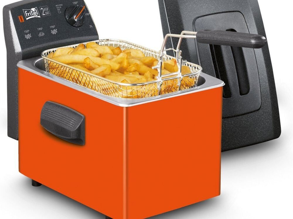 FRITEL Friteuse Turbo SF 4152 | Oranje | 3 Liter | 2200 Watt