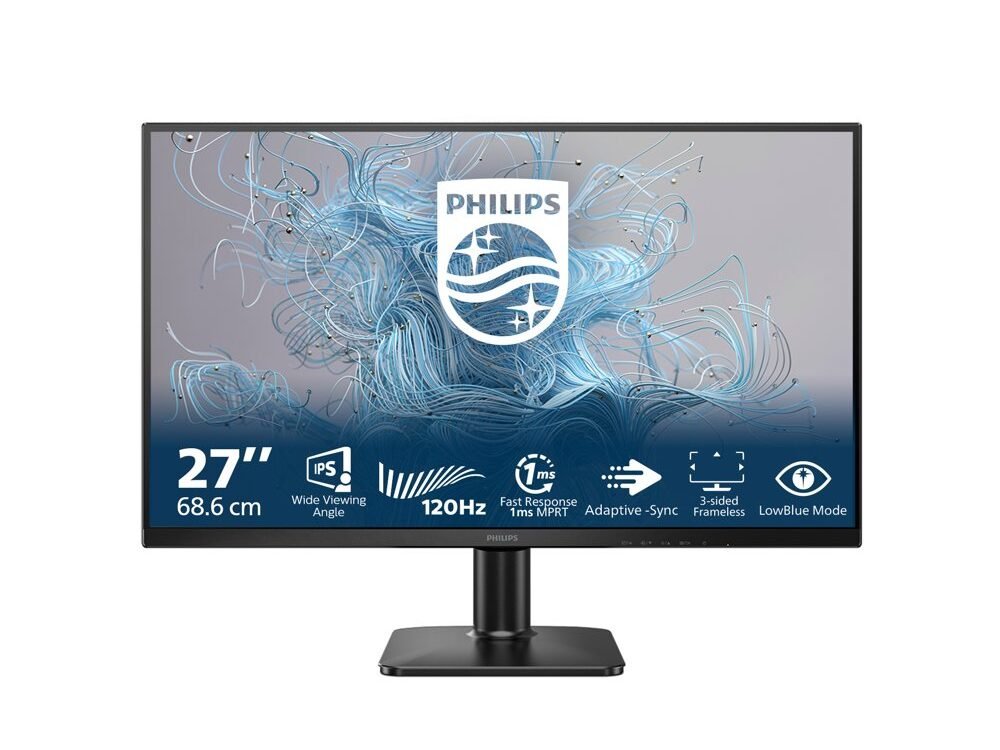Philips 27E2N1110/00 | 27" Full HD VA Monitor | 120Hz | 1ms | HDMI & VGA | Adaptive Sync | LowBlue Mode | Flicker-Free | Zwart
