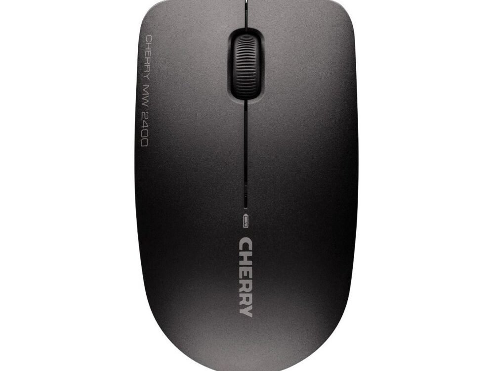 CHERRY MW 2400 | Draadloze Muis | Links- en Rechtshandig | RF | 1200 DPI | Zwart