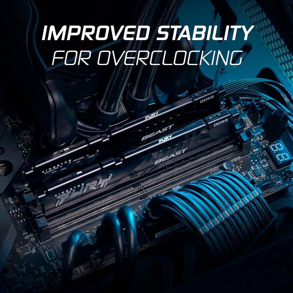 Kingston FURY Beast | 32GB 2x16GB DDR5 | 6000MHz | DIMM | CL30 | Geheugenmodule | RAM - Afbeelding 4