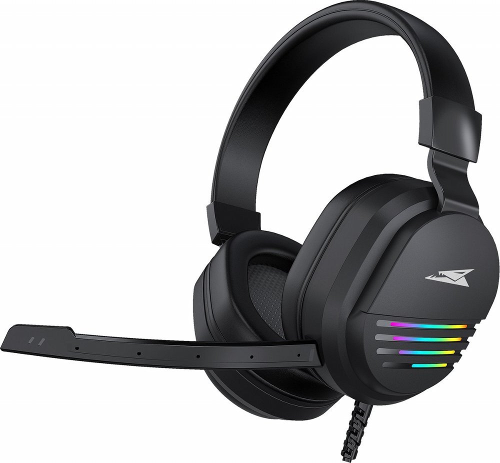 Baracuda PEARL RGB | On-Ear Gaming Headset 3,5mm en USB | Zwart - Afbeelding 6
