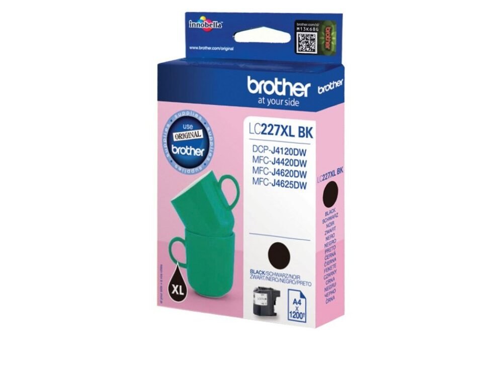 Brother LC-227XLBK | Originele Zwarte Inktcartridge | 1 Stuk