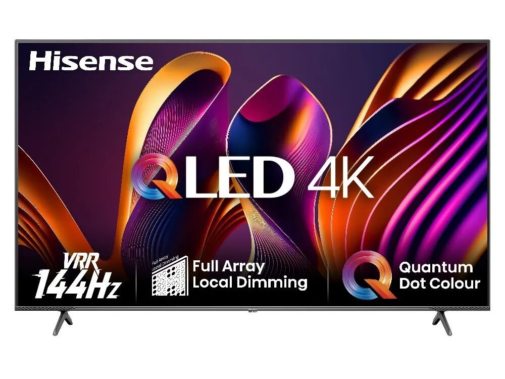 Hisense 55E7NQPRO 55" | 4K Ultra HD QLED Smart TV | VIDAA + Wifi | Dolby Vision | Local Dimming | Quantum Dot voor Levendige Kleuren | 144Hz