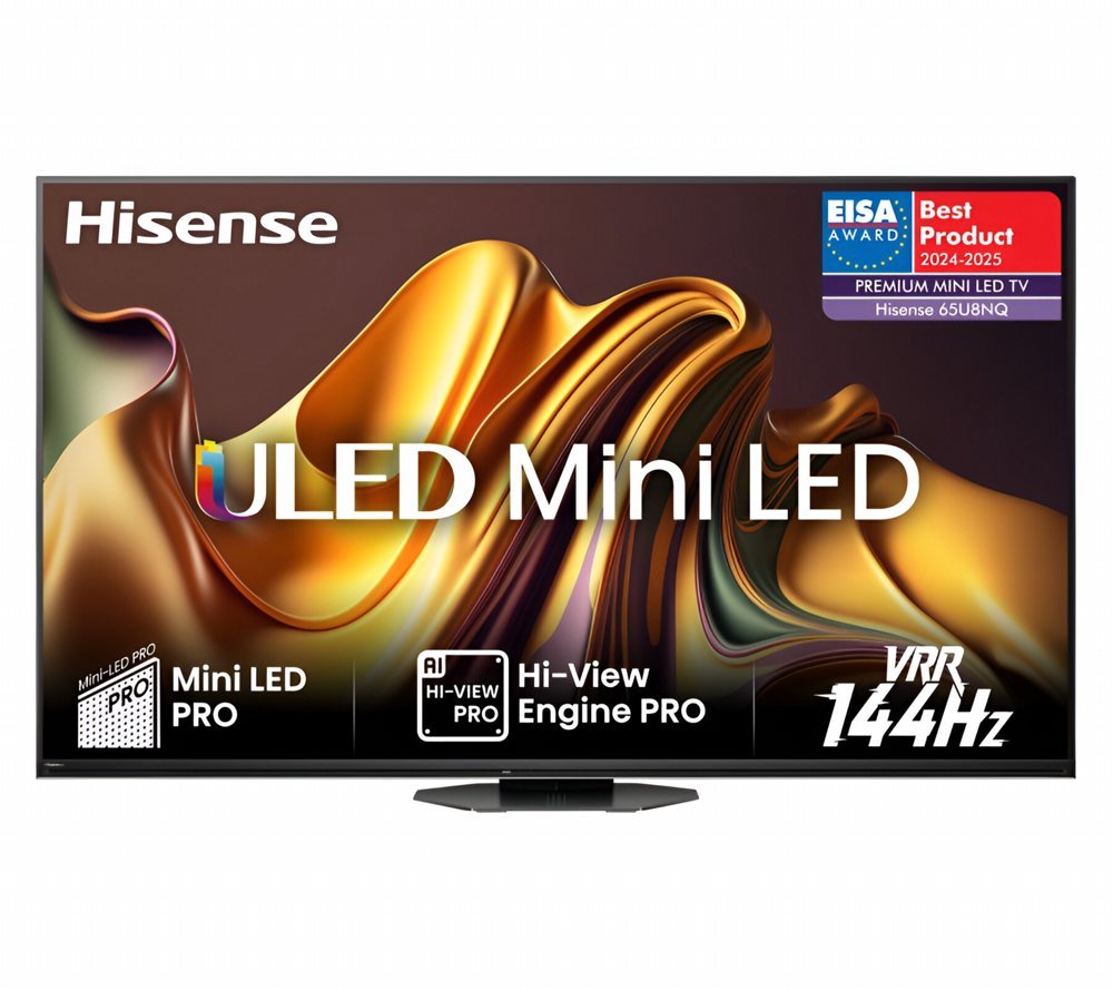 Hisense 65U8NQ | 65'' Ultra HD 4K | Mini LED Smart TV | Wifi | VIDAA | Local Dimming | Dolby Vision | 144Hz