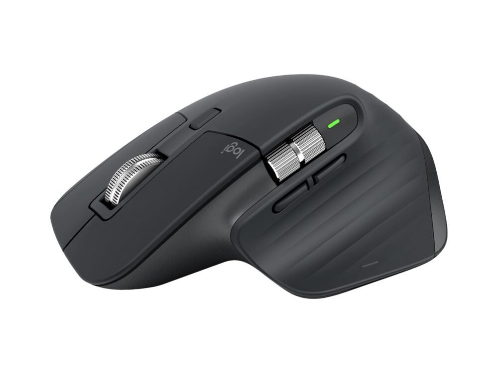 Logitech MX Master 3S | Draadloze Muis | RF-Draadloos + Bluetooth | 8000 DPI | Grafiet