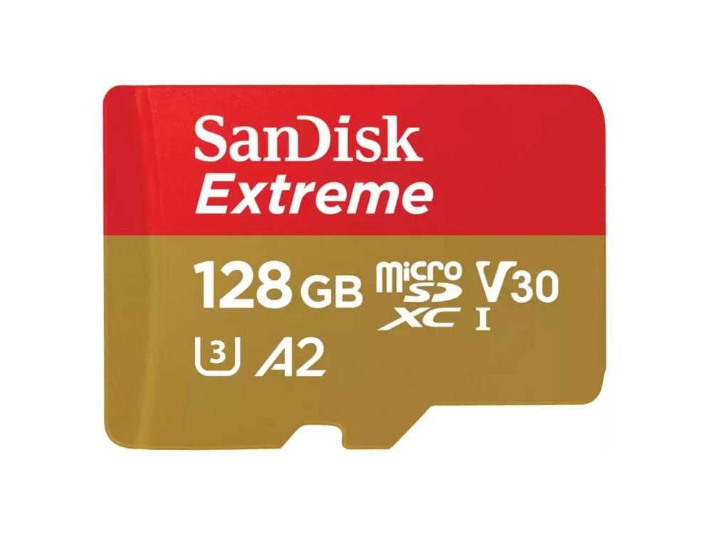 SanDisk Extreme | MicroSDXC | 128GB | Class 10 | UHS-I U3