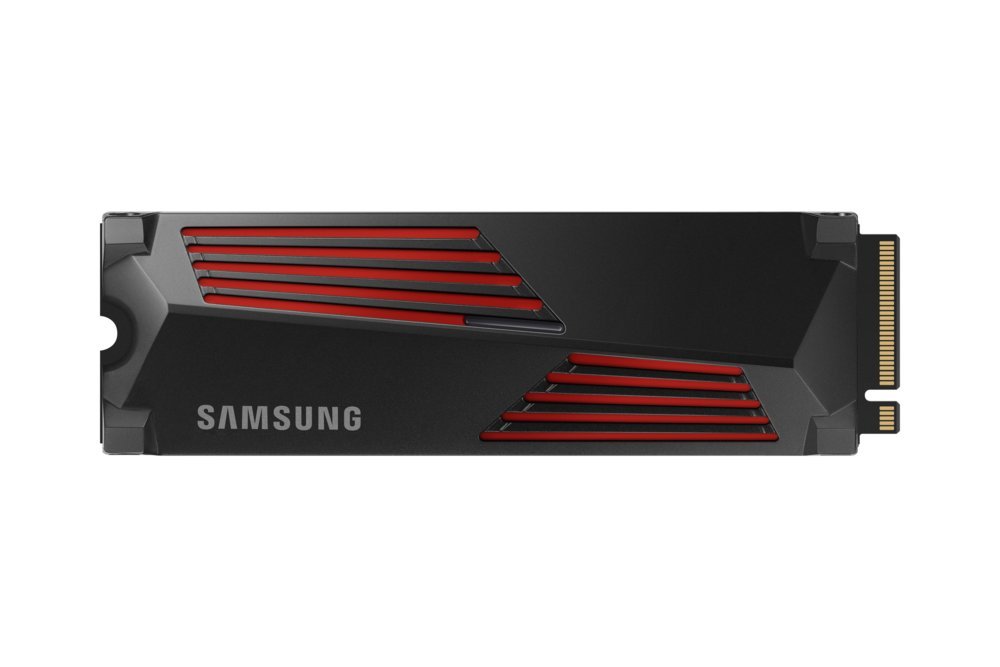 Samsung 990 PRO | 1TB NVMe SSD | M.2 | Gen4 | 7.450MB/s Lezen | 6.900MB/s Schrijven | Heatsink