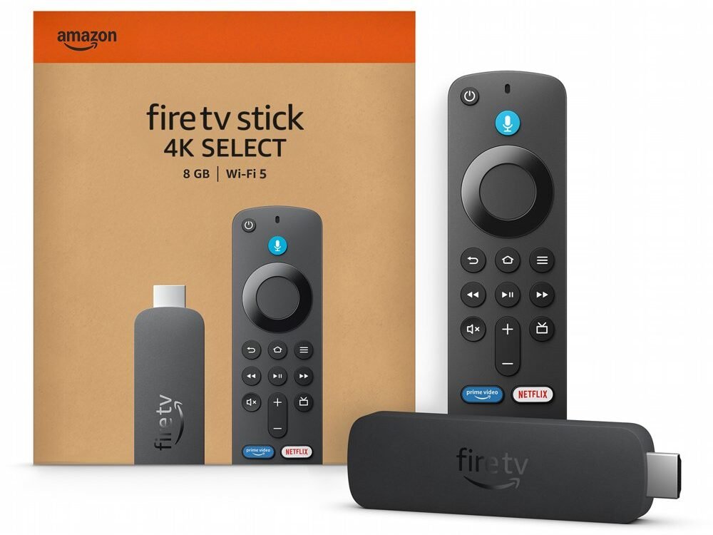 Amazon Fire TV Stick 4K Select | Streaming Media Player | Wi-Fi & Bluetooth | Alexa Voice Remote