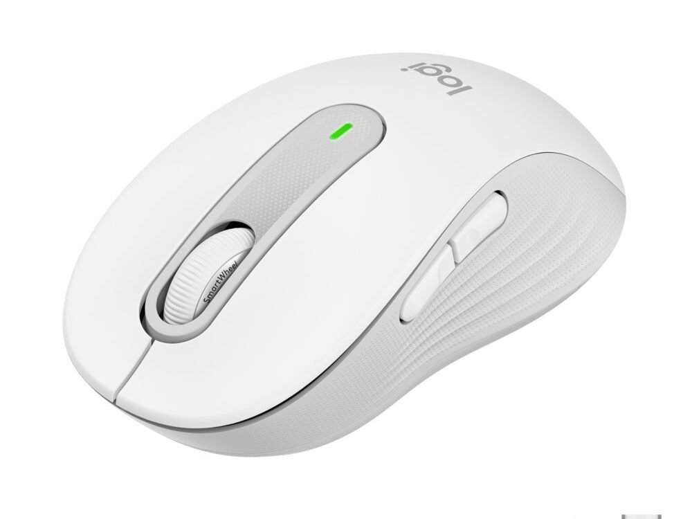 Logitech Signature M650 | Draadloze Muis | Rechtshandig | RF + Bluetooth | 2000 DPI | Wit