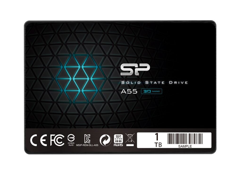 Silicon Power Ace A55 | 1TB SATA SSD | 2.5'' | 500MB/s Lezen | 450MB/s Schrijven