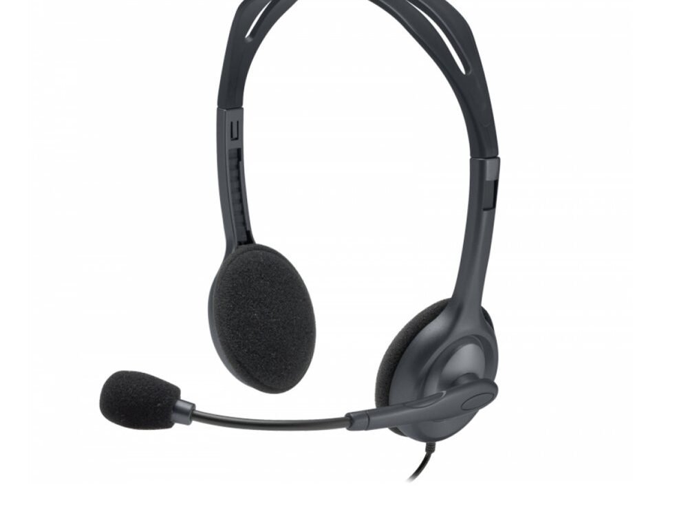 Logitech H111 | On-Ear Bedrade 3,5mm Koptelefoon met Microfoon | Grijs