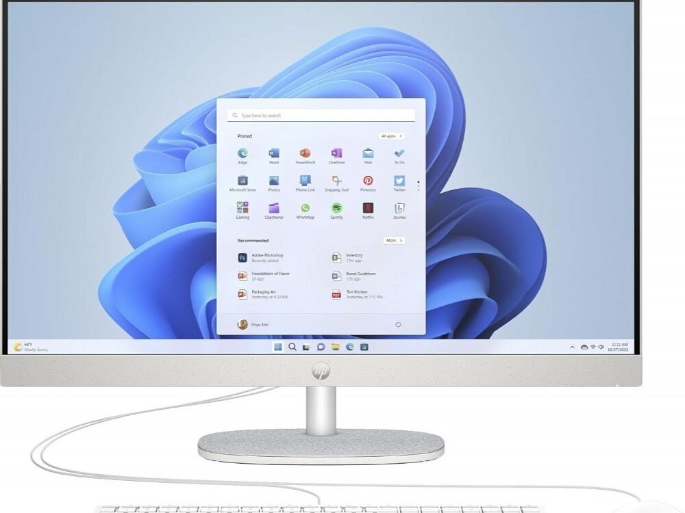 HP All-in-One 24-cr0089ny | 23.8'' Full HD IPS Touchscreen | Intel Core i5-1334U | 8GB RAM | 512GB SSD | W11 Professional